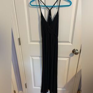 GAP Size XSmall Classic Black Maxi Dress